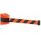 Queue Solutions WallPro 450, Orange, 35' Yellow/Black BEWARE OPEN PIT Belt WP450O-YBBOP350 - alternate 1